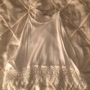Arden B lace crop top
